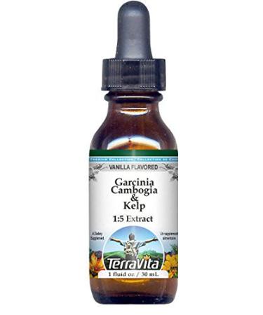 Terravita Garcinia Cambogia & Kelp Glycerite Liquid Extract (1:5) - Vanilla Flavored (1 oz ZIN: 522499)