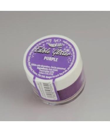 100% Edible Glitter - Purple - for Cake and Cupcake decorating - Fully Edible Cake Glitter Rainbow Dust - Buy Online on GoSupps.com