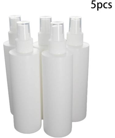 Othmro 5 x 200ml Mini Travel Spray Bottles - Fine Fog Refillable Plastic Containers for Essential Oils Cleaning Solutions & Makeup - Set of 5 White Bottles - Buy Online on GoSupps.com