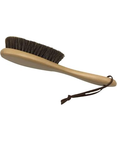Shoe Brush Polish Wood Handle Real Hair Brush Cleaning for Leather Boots Shoes Cleaner Care Shoe Brush Brush Onecolor - Buy Online on GoSupps.com