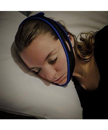 Anti Snore Chin Straps by Flower Head - Set of 2 | Subdue Snoring | Sleep Well and Enjoy Life | for Mouth or Heavy Breathers | Adjustable Comfortable Fabric