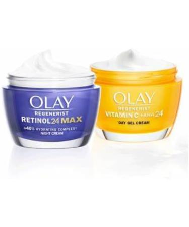 Olay Gift Set with Regenerist Day Cream Retinol24 Max Night Cream and Vitamin C + Niacinamide 24 Eye Cream for Smooth and Radiant Skin Gift Set - Buy Online on GoSupps.com