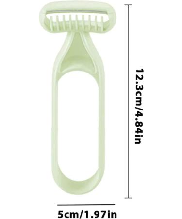 Dubush Sustainable Hair Removal Knife for Women Non-Sensing Armpit Razor for Smooth Shaving No Black Spots Gray - Buy Online on GoSupps.com
