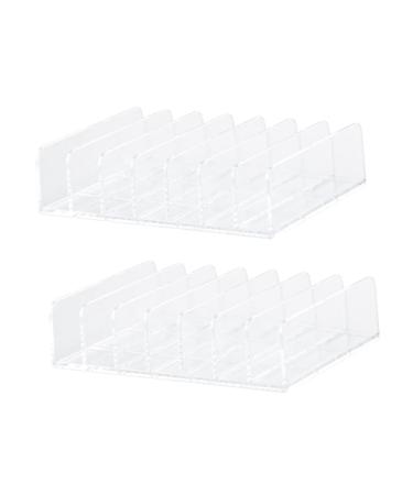 Didiseaon 2pcs Eyeshadow Vanity Holders Organizers Palettes Stand Organizer Makeup Containers Cosmetic Beauty