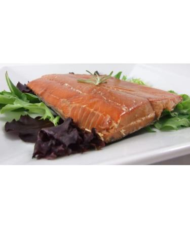 Alaska Smokehouse Smoked Salmon Fillet in Black Box with Crimson Wrap - 2oz (Pack of 1) - Buy Online on GoSupps.com
