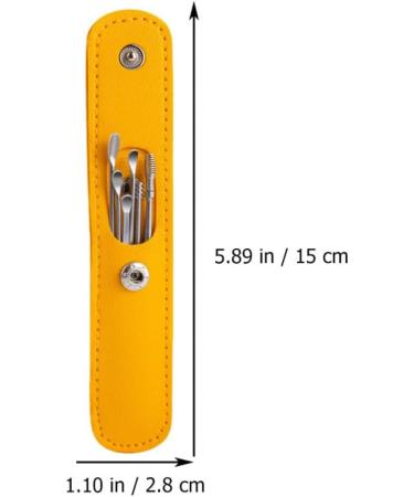 FRCOLOR 6 Sets Spiral Ear Pick Cleaner - Stainless Steel Ear Wax Removal Curette - Ear Cleaning Tools - 15x2.8cm - 2pcs - Buy Online on GoSupps.com