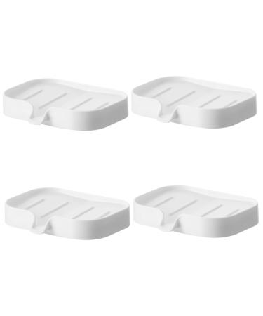 Zerodeko 4-part stand for dishes bathroom counter sink for sponges razor Self-driven tub holder accessories for at home creative soap sponge accessories