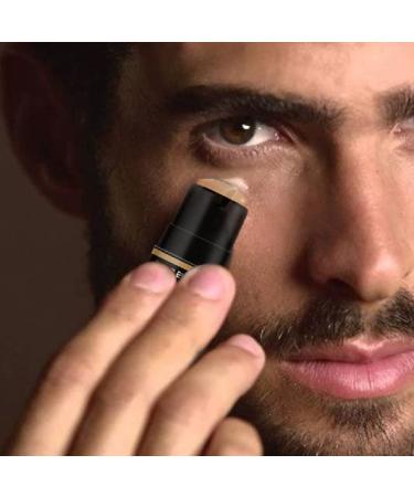 Men's Concealer Stick with Brush - Dual Sided Full Coverage Pen for Dark Circles - 8g (Medium) - Buy Online on GoSupps.com