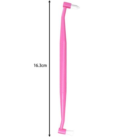 Gralara Dual-Ended Pet Dental Brush for Cats and Dogs - Ergonomic Design for Easy Cleaning Pink - Buy Online on GoSupps.com
