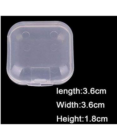 Transparent Plastic Box 10 Pieces Anti-Noise Ear Plug Box Home Spare Parts Cordless Ear Plug Storage Box Cover Small Parts Mini Portable Chip Box Square Dust Organizer Headphone Boxes - Buy Online on GoSupps.com