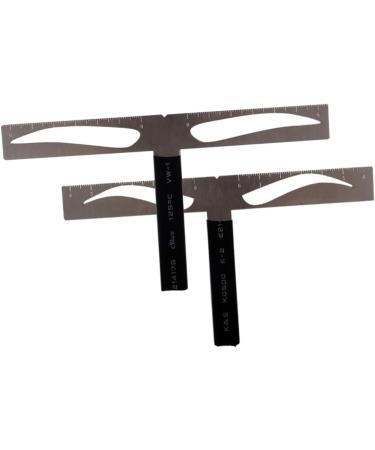 Didiseaon Eyebrow Drawing Tool Brow Stencils Three-point Eyebrow Ruler Template With Box Mold - Buy Online on GoSupps.com