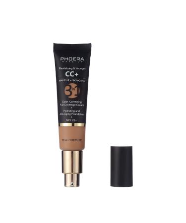 Phoera CC Cream | Colour Correcting Full Coverage Foundation (160) 112 g (Pack of 1) 160