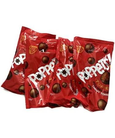 Poppets Toffee Milk Chocolate & Chewy Toffee 4 Bag Bundle - Buy Online on GoSupps.com