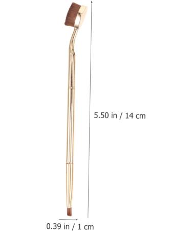 minkissy Makeup Brush Tools Makeup Eyebrow Brush Toothbrush Teeth Eyebrow Spoolie Brush Eye Brow Brush Powder Brush Angled Foundation Brush Concealer Set Aluminum Tube - Buy Online on GoSupps.com