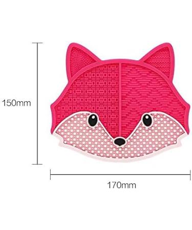 Yellow Fox Silicone Brush Cleaner | Makeup Brush Cleaning Pad - Buy Online on GoSupps.com