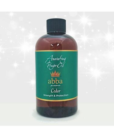 ABBA Oil Cedar Anointing Prayer Oil 8oz Bottle in Gift Box - ABBA Jerusalem