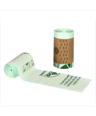 Bio-Degradable Garbage Bag Liners PLA Corn Starch Garbage Bag Kitchen Household Compostable Eco-Friendly Plant-Based Recycled Trash Bags 6l (14 Silk*36*35cm) - Buy Online on GoSupps.com