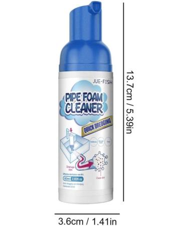 Drain Clog Remover and Cleaner Powerful Sink and Drain Cleaner Chemical Cleaner Agent for Kitchen Toilet Pipe Dredging Fast Effective Foaming Cleaner (2pc) - Buy Online on GoSupps.com