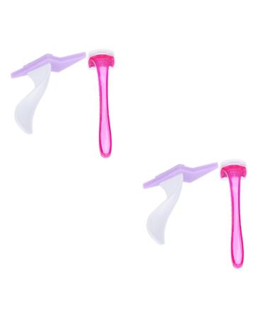 Mikinona 2 Ensembles coupe des parties intimes rasoir priv tondeuse lectrique aux femmes rasoir de surete rasoir de suret tondeuse corps femme outil de rasoir de cheveux de femmes abdos