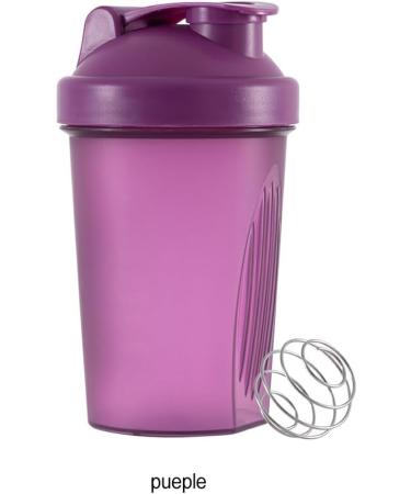 Restez au Frais Lors des Aventures en Plein air Bouteille Shaker Anti-Fuite activit s de Plein air Bouteille Shaker en PP avec Boules Shaker Violet - Buy Online on GoSupps.com