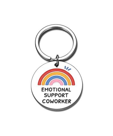 Coworker Leaving Gifts Emotional Support Coworker Keychain Gifts for Colleague Women Birthday Christmas Employee Appreciation Gifts for Coworker Farewell Leaving Retirement Work Bestie Friend Gifts - Buy Online on GoSupps.com