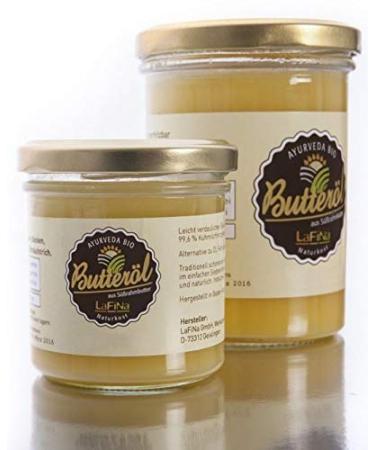 100% Bio Ayurveda Ghee |Butter ward |Butter oil.A tried -and -tested elixir of life for the versatile use for kitchen and cosmetics in the glass premium quality (400 ml) 370.0 grams