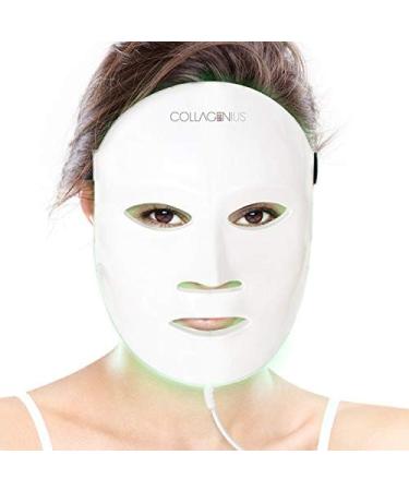 Collagenius Collagen Therapy LED Facial Mask for Skin Treatments at Home Wrinkles Acne Scars Hypertrophic Scars Face Cleanser - Buy Online on GoSupps.com