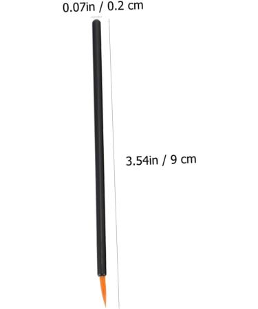 SKISUNO 100pcs Disposable Eyeliner Brush Makeup Brush Professional Cosmetic Woman Make up Face Brush - Buy Online on GoSupps.com