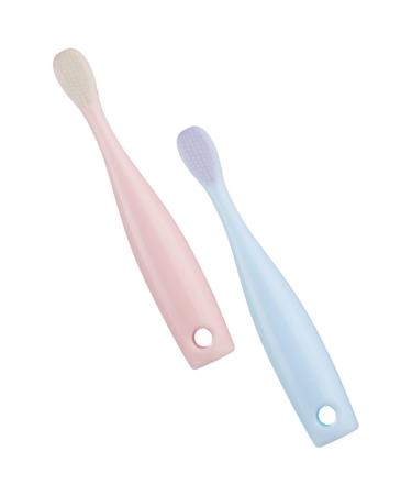 Minkissy 4 piece toothbrush all-round toothbrush for children toothbrush with soft bristle children toothbrush sweet children's toothbrush infant toothbrush care detergent toddler pp