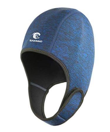 Men Women Diving Hoods Dive Cap Wetsuit Hood Scuba Dive Hood Swim Cap 2MM Surfing Thermal Hood for Kayaking Snorkeling Swimming Caps Beanie Sailing Canoeing Water Sports Kayak Rafting Swimming Cap Blue