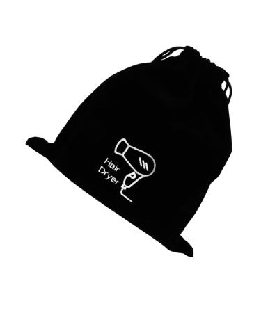WOONEKY Flannel Hair Dryer Bag Travel Makeup Bag Travel Bag for Blow Dryer and Hair Tools Blow Dryer Bag Hair Curler Travel Bag Hair Dryer Travel Pouch Travel Bag for Hair Styling Tools
