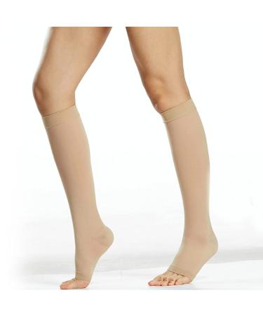 Compression Socks 33-46 mmHg for Men & Women | Knee-High Athletic Fit for Running Travel & Relaxation - International Shipping - Buy Online on GoSupps.com