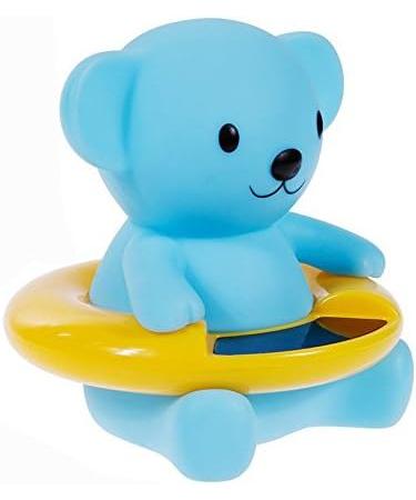 OFKPO Water Thermometer - Cute Blue Bear Baby Bath Thermometer & Floating Toy for Safe Baby Baths - Buy Online on GoSupps.com
