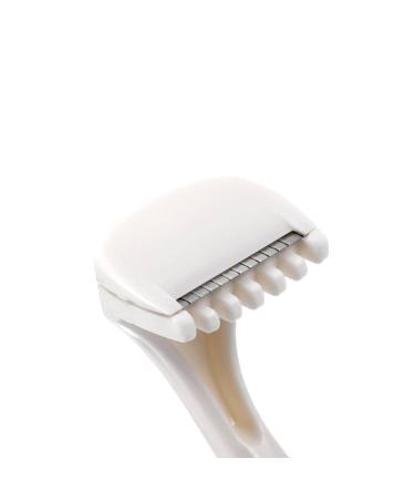Unisex Mini Portable Shaver - Compact Hair Removal Blade | White | 87mm x 20mm - Buy Online on GoSupps.com