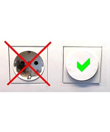 9-Piece White Dust Protection Lid for Schuko Sockets | Socket Covers for Clean & Splash Protection | Ideal for Hotels & Businesses - Buy Online on GoSupps.com