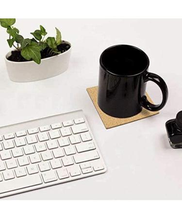 Blisstime 36 PCS Self-Adhesive Cork Sheets 4x4 - DIY Coasters, Cork Board Squares, Tiles, Mat, Mini Wall Board with Strong Adhesive - Buy Online on GoSupps.com