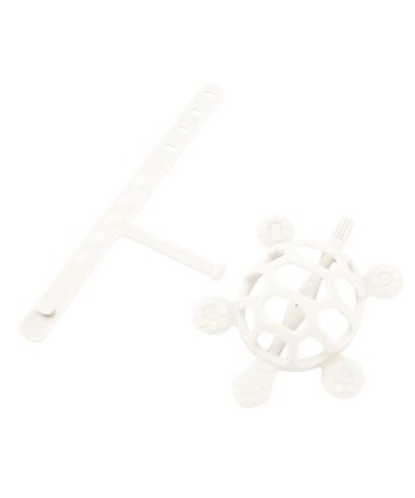 Shop Safe Silicone Toothed Toys for Kids | Cartoon Turtle Bite Ring - Soft & Burr-Free (Beige) | International Shipping - Buy Online on GoSupps.com