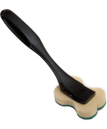 Dishmatic Special Pack Bundle - Pet Bowl Cleaner Sponge Brush and 2 Refills - Heavy Duty Washing-Up Brush + Refill Pack for Dog & Cat Food Bowls - Made in UK - Buy Online on GoSupps.com