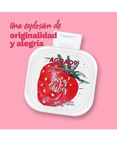 AGRADO COSMETICS BATH FOAM AND SHOWER GEL SWEET STRAWBERRIES 750 ml AGRADO - Buy Online on GoSupps.com