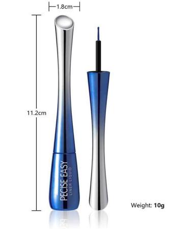 Color eyeliner professional liquid eyeliner pen with bright color makeup (Cyan color) - Buy Online on GoSupps.com