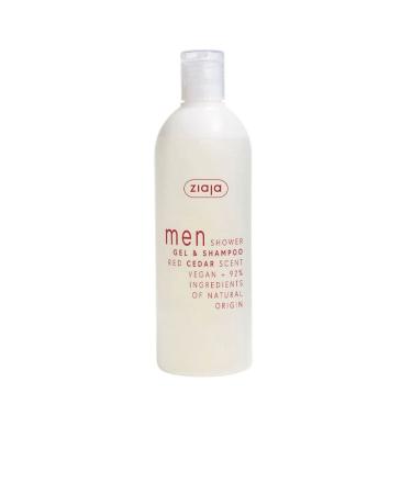 Ziaja Heren shower gel and shampoo red yield 400 ml