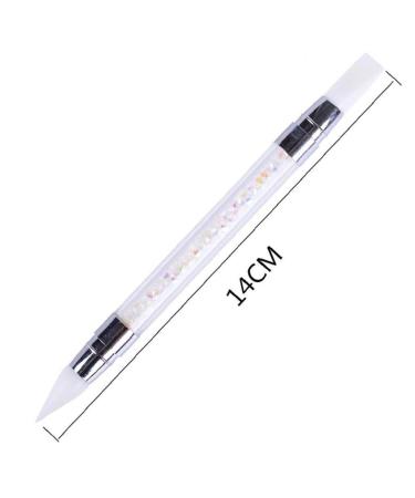 Zonster Nail Art Brush & Glitter Picker Pen - Silicone Powder Carving Tool for DIY Manicure | International Shipping Available - Buy Online on GoSupps.com