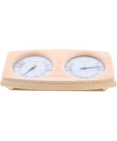 Buy ZAMETTER 2-in-1 Wooden Sauna Thermometer & Hygrometer - Accurate Sauna Measuring Instruments for Optimal Experience | International Shipping Available - Buy Online on GoSupps.com