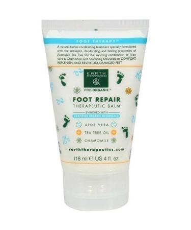 Earth Therapeutics Foot Repair Balm 4 oz - Pack of 2 | Soothes and Hydrates Feet - Buy Online on GoSupps.com
