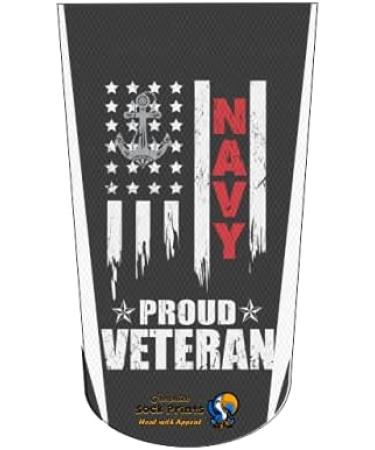Heal with Appeal Amputee Stump Sock | Proud Navy Veteran | Black V1 3Ply Stump Sock - Buy Online on GoSupps.com