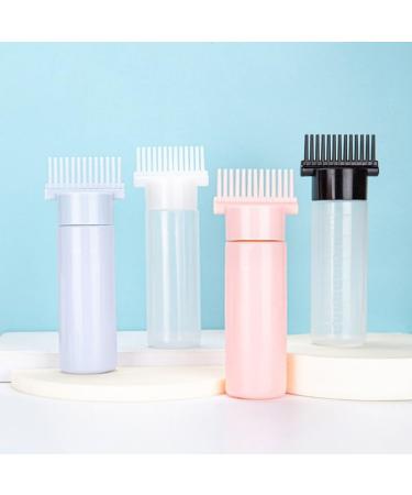 180ML Refillable Bottle For Hair Dye Shampoo Plastic Applicator Comb Dispensing Salon Oil Hair Coloring Hairdress Styling Tool - Buy Online on GoSupps.com