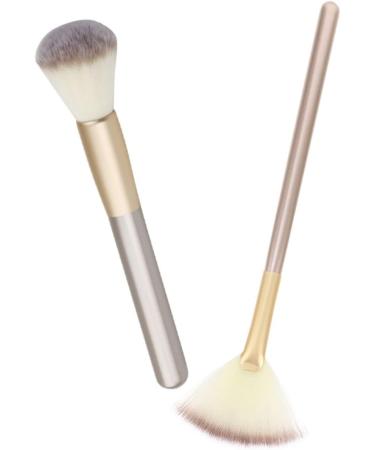 POPETPOP 3 Sets Makeup Brush Face Tools Makeup Fan Facial Brush Face Wash Brush Blush Makeup Highlighter Make up for Face Contour Brush Major Woman Wooden Handle - Buy Online on GoSupps.com
