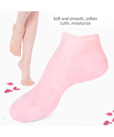 FIOERDTUIE 3 Pairs Silicone Gel Moisturizing Socks SPA Pedicure Exfoliating Anti-Drying Sock Repair Heel Protector Foot Care Tool L - Buy Online on GoSupps.com