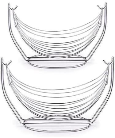 Fruit Basket Bowl Metal Swing Fruit Basket Storage Bowl Plate Vegetables Display Stand Rack Kitchen Decoration Fruit Bowls (Color : Large) - Buy Online on GoSupps.com