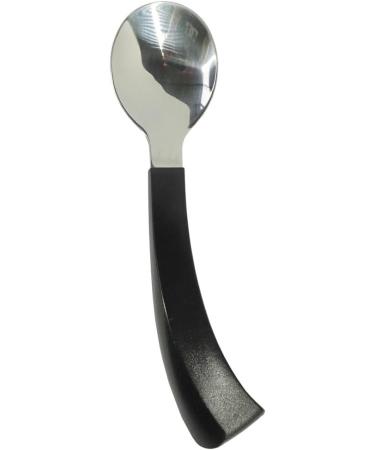 Fabacare Ergonomic Left-Handed Senior Cutlery & Spoon Set - Arthritis-Friendly Curved Design for Limited Hand Mobility - Buy Online on GoSupps.com